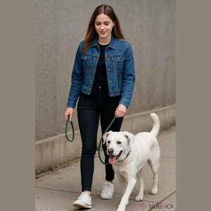 American Apparel Medium Wash Cotton Cropped Denim Jean Jacket Women Small S